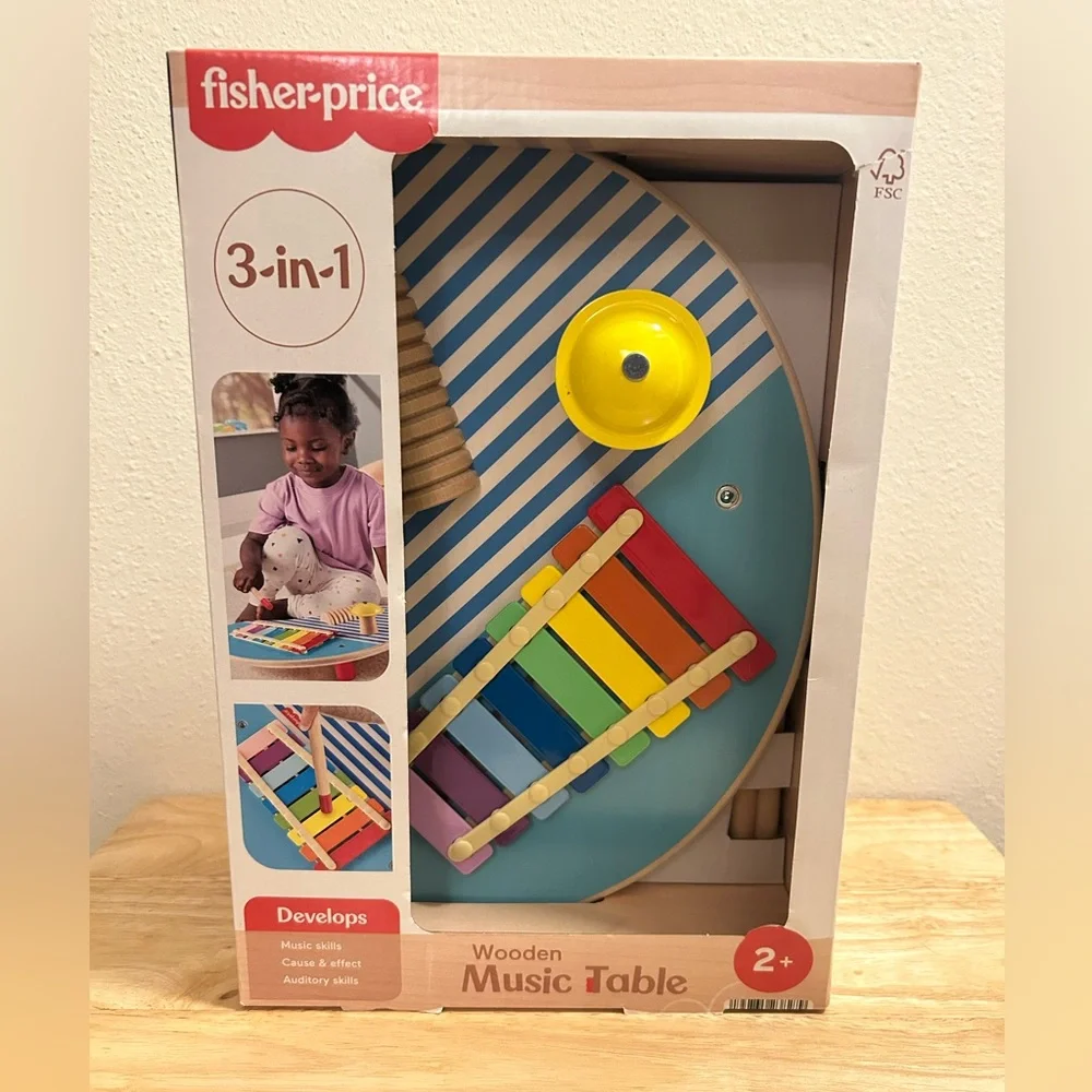 Fisher-Price Wooden Music Table